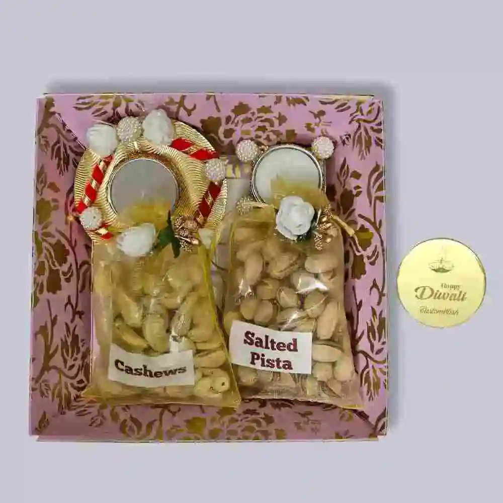 Cashew and Salted Pista Diwali Hamper for Corporate